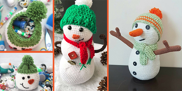 Crochet Snowman Amigurumi FREE Patterns