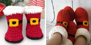 Christmas Booties Free Crochet Patterns