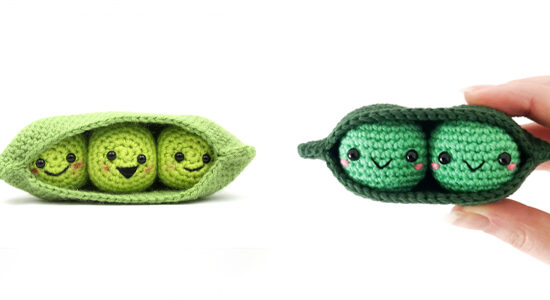 Crochet Pea Pod FREE Patterns