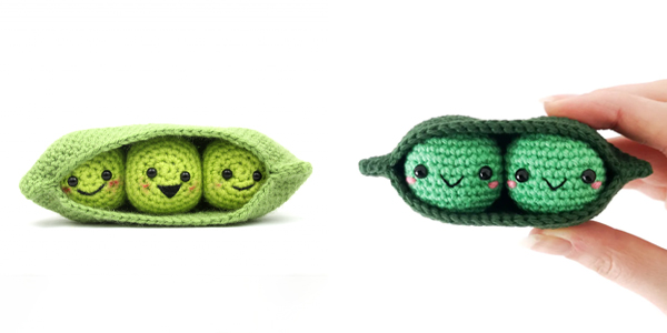 Crochet Pea Pod FREE Patterns