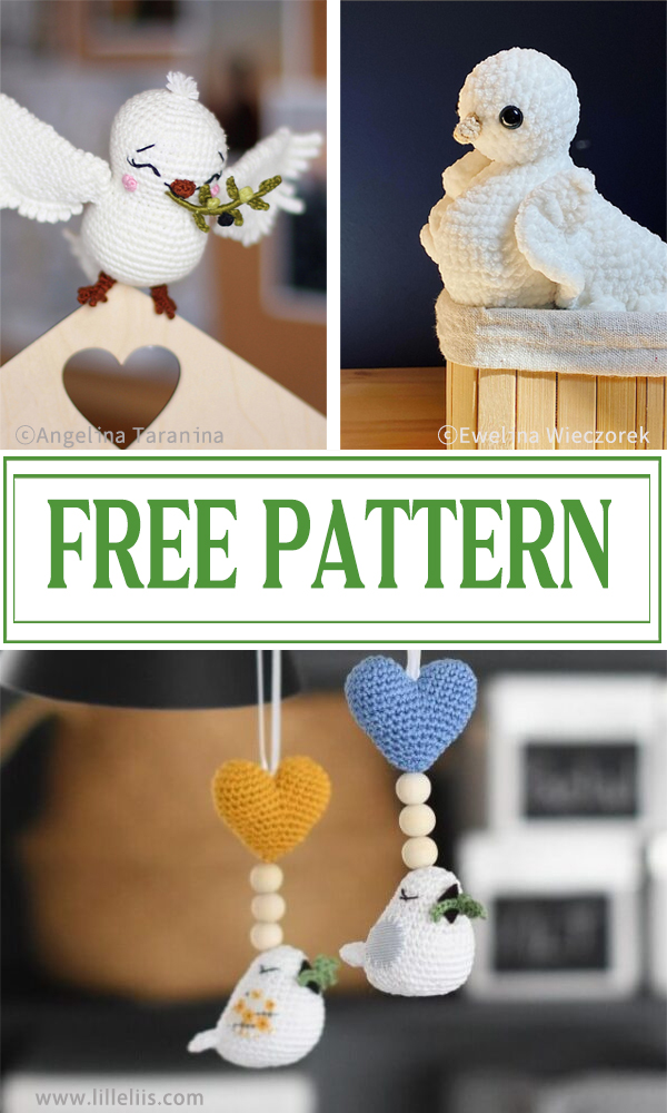 Crochet Peace Dove FREE Patterns
