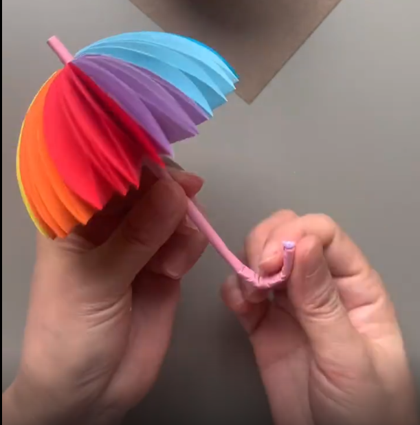 DIY Rainbow Umbrella Tutorial