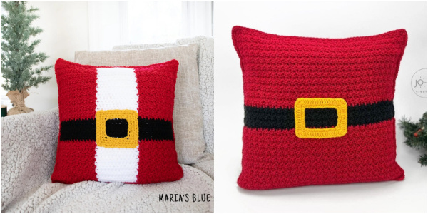 Santa Pillow FREE Crochet Patterns