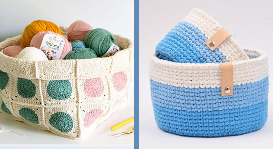 Storage Basket FREE Crochet Patterns