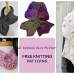 10 Keyhole Neck Warmer FREE Knitting Patterns