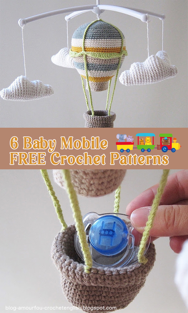 6 Baby Mobile FREE Crochet Patterns