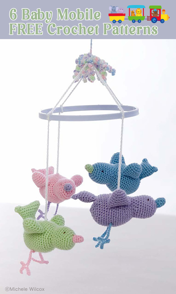 6 Baby Mobile FREE Crochet Patterns