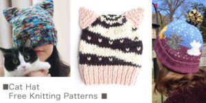 Cat Hat Free Knitting Patterns