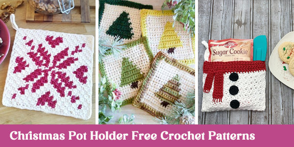 Christmas Pot Holder Free Crochet Patterns