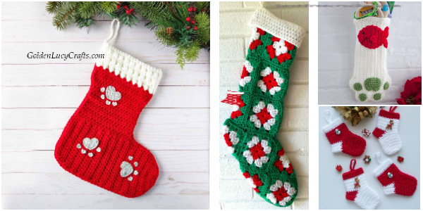 Christmas Stocking FREE Crochet Patterns