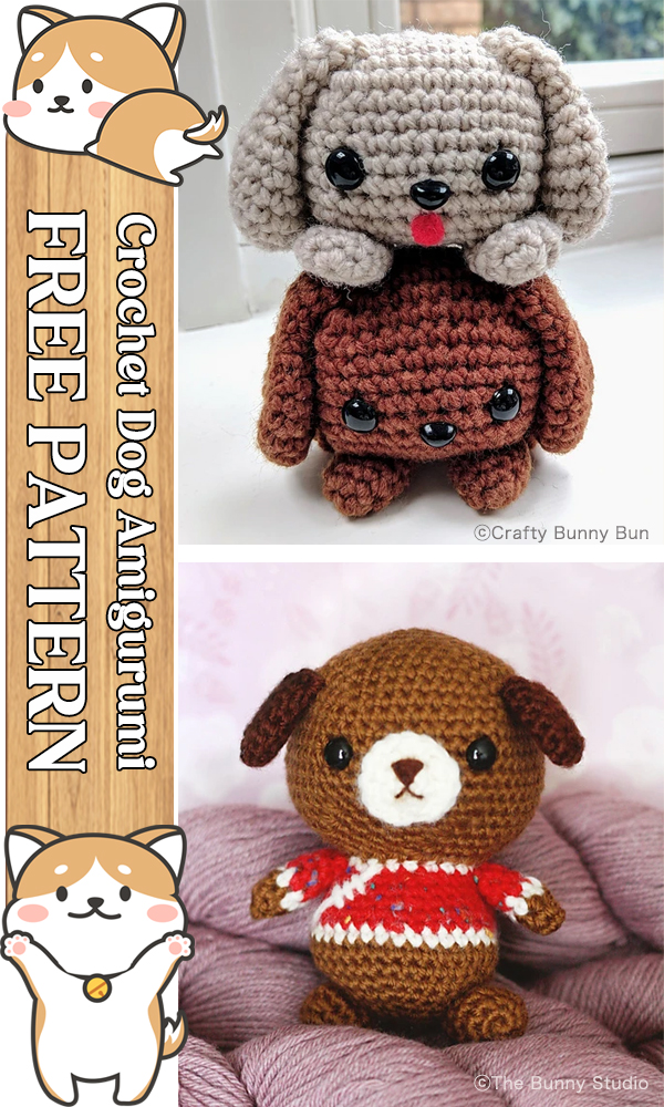 Crochet Dog Amigurumi  Free Patterns