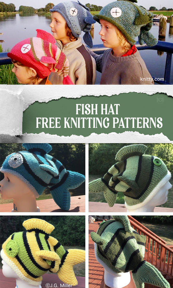 Knitted Fish Hat FREE Patterns