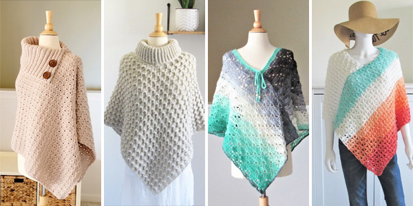 Unique Crocheted Poncho FREE Patterns
