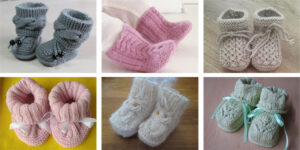 6 Baby Cable Booties Free Knitting Patterns