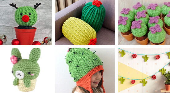 6 Cactus Projects Free Crochet Patterns