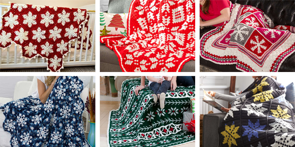 8 Snowflake Blanket Free Crochet Patterns