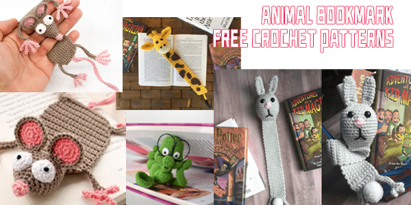 Animal Bookmark Free Crochet Patterns
