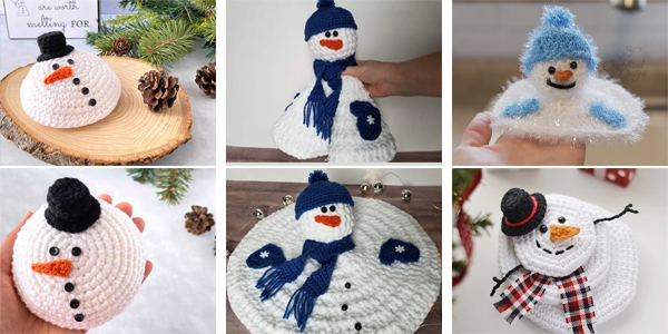 Crocheted Melted Snowman FREE Patterns