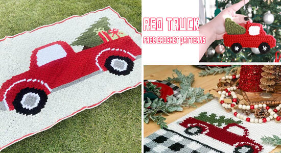 Crocheted Red Truck FREE Crochet Patterns