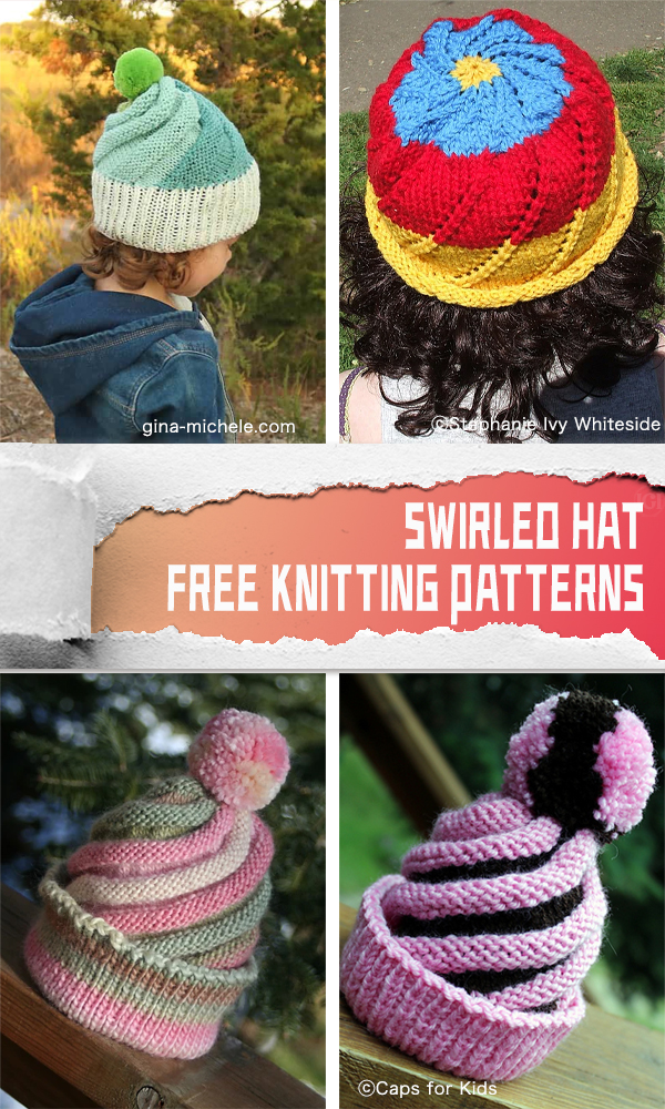 Swirled Hat FREE Crochet Patterns 
