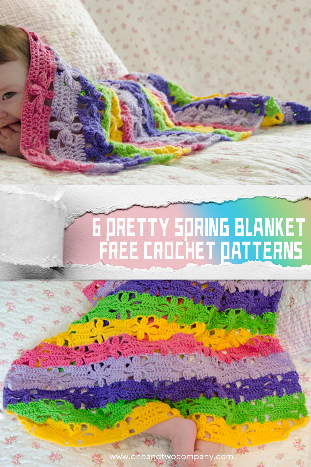 6 Pretty Spring Blanket FREE Crochet Patterns