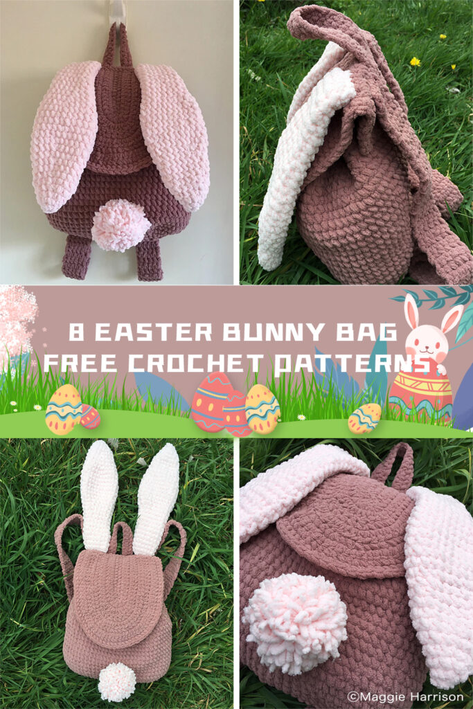 8 Easter Bunny Bag FREE Crochet Patterns - iGOODideas.com