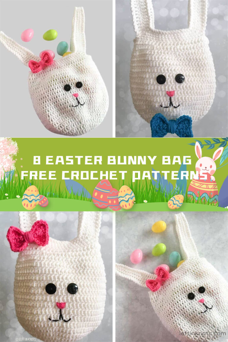 8 Easter Bunny Bag FREE Crochet Patterns