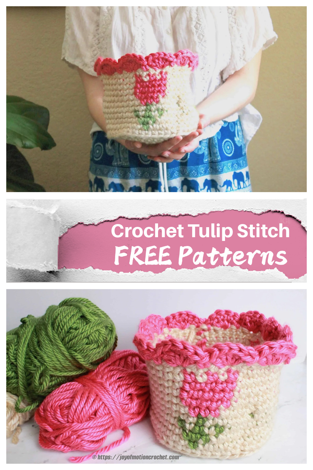Crochet Tulip Stitch FREE Patterns