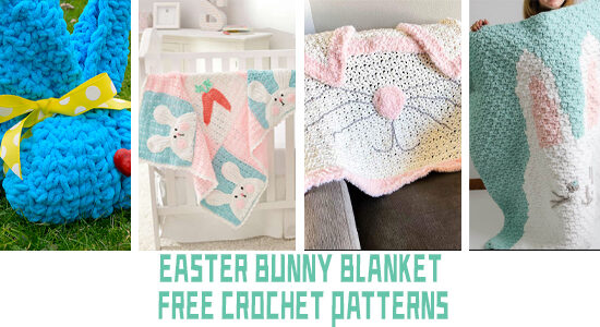 Easter Bunny Blanket FREE Crochet Patterns