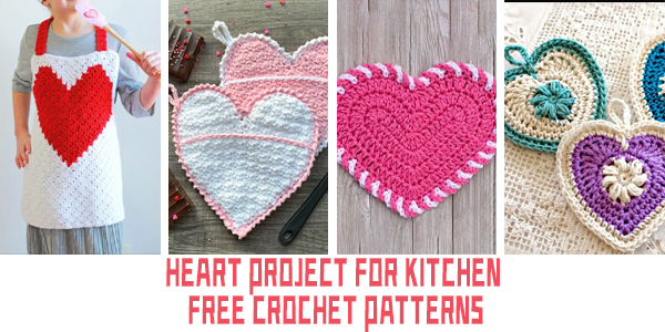 Heart Project for Kitchen FREE Crochet Patterns