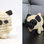 Mini Pug Amigurumi Free Crochet Patterns