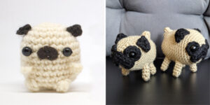 Mini Pug Amigurumi Free Crochet Patterns