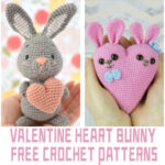 Valentine Heart Bunny Free Crochet Patterns