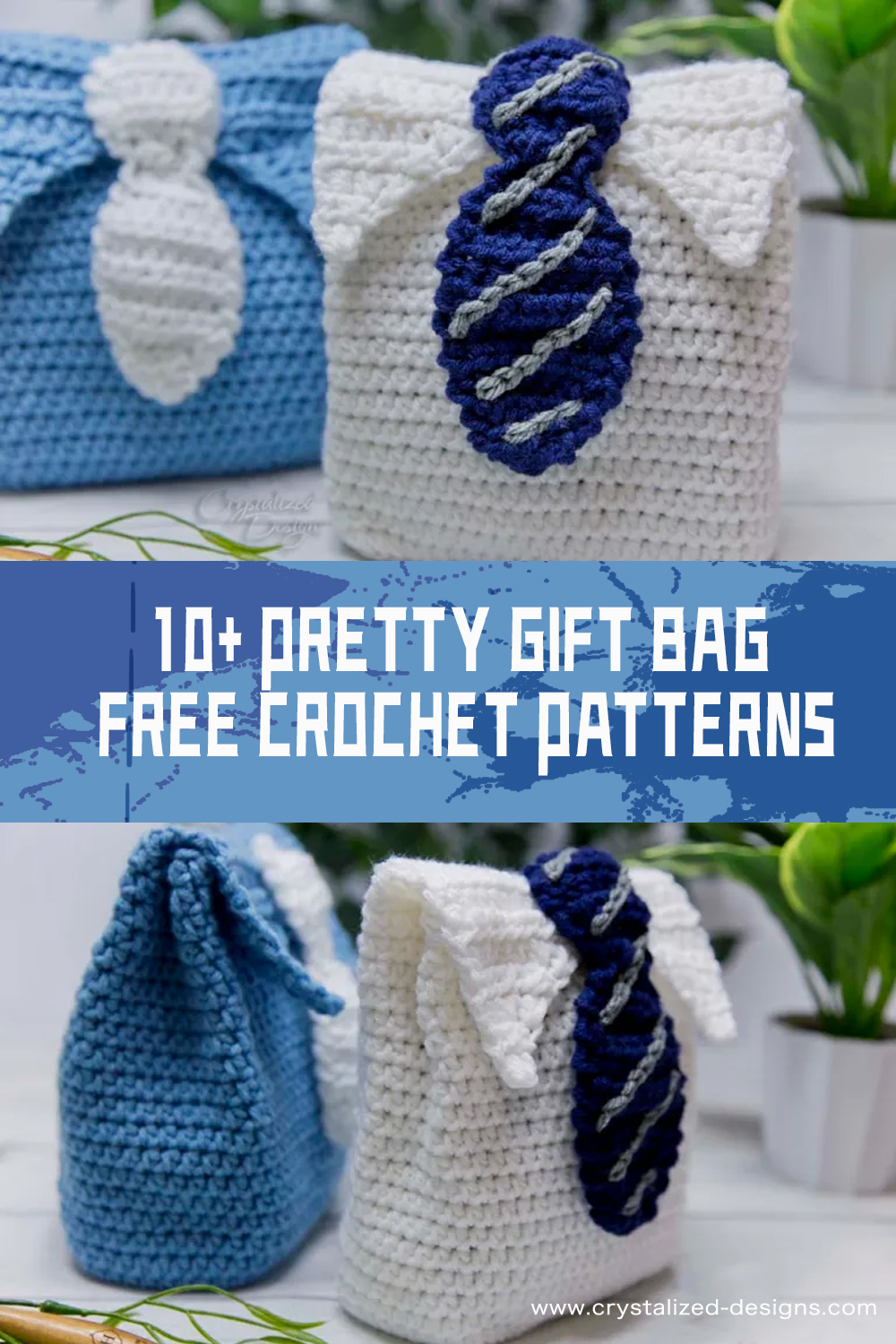 10+ Crochet Gift Bag FREE Patterns