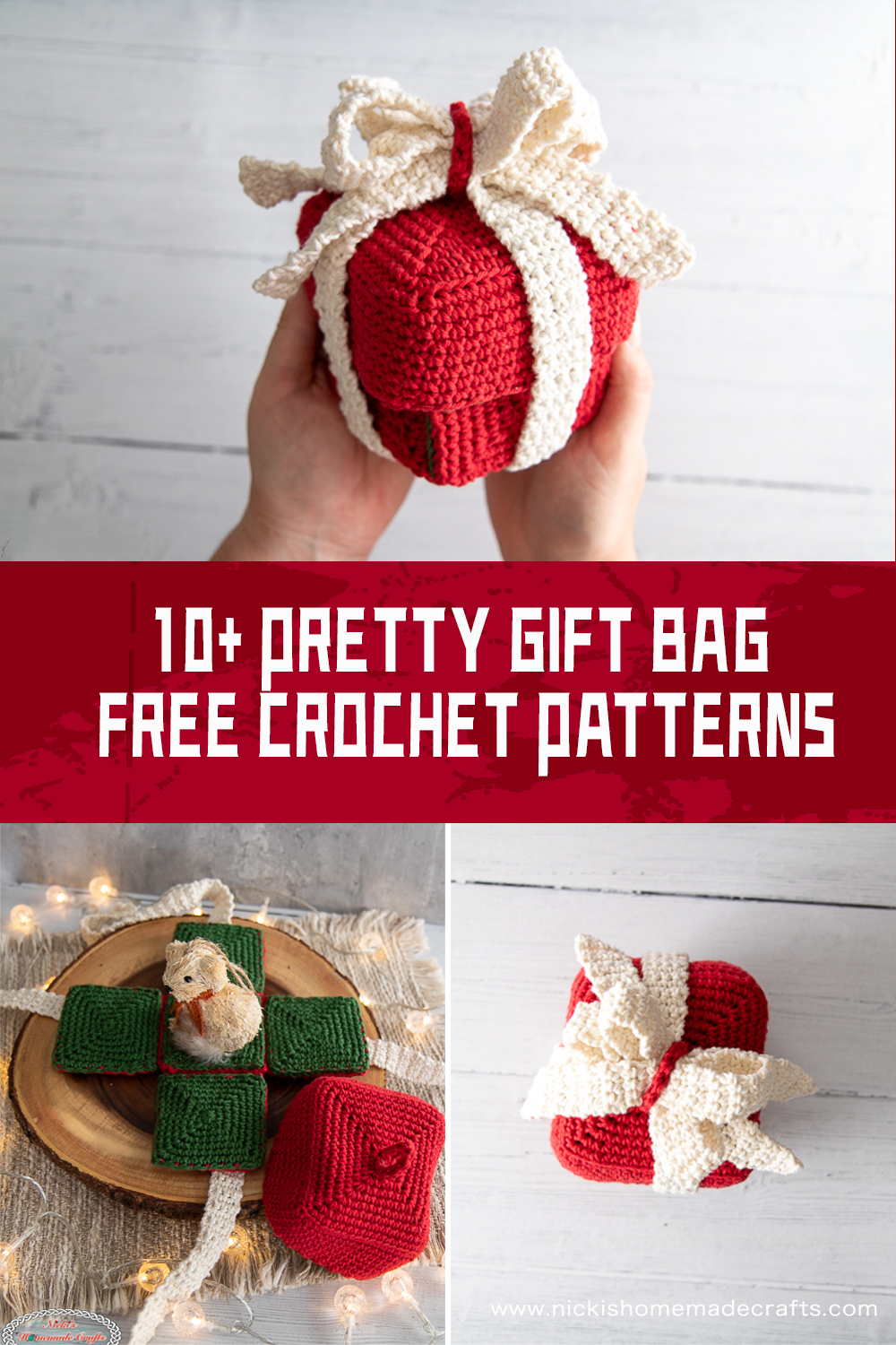 10+ Crochet Gift Bag FREE Patterns