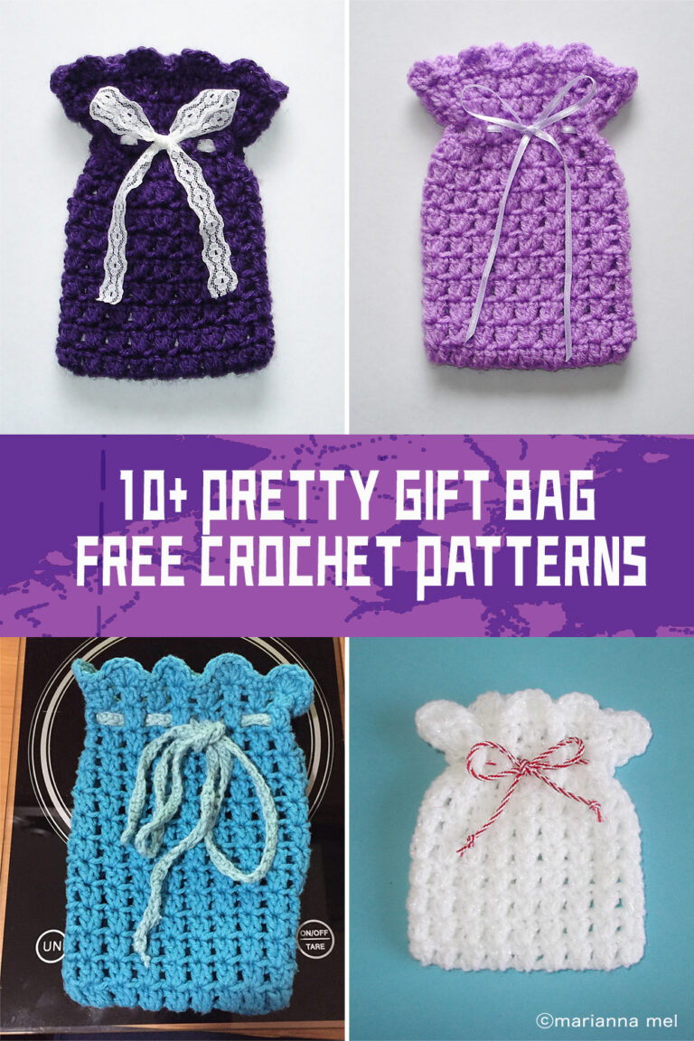 10+ Crochet Gift Bag FREE Patterns
