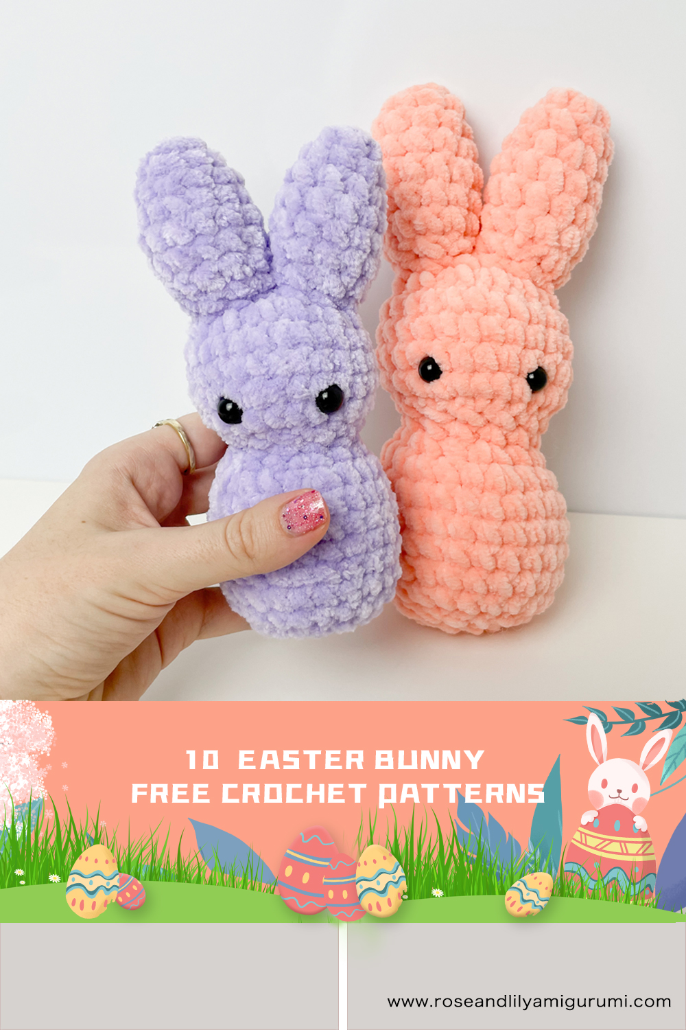 10 Easter Bunny FREE Crochet Patterns 