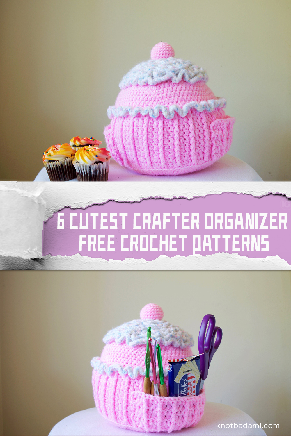 6 Cutest Crafter Organizer FREE Crochet Patterns