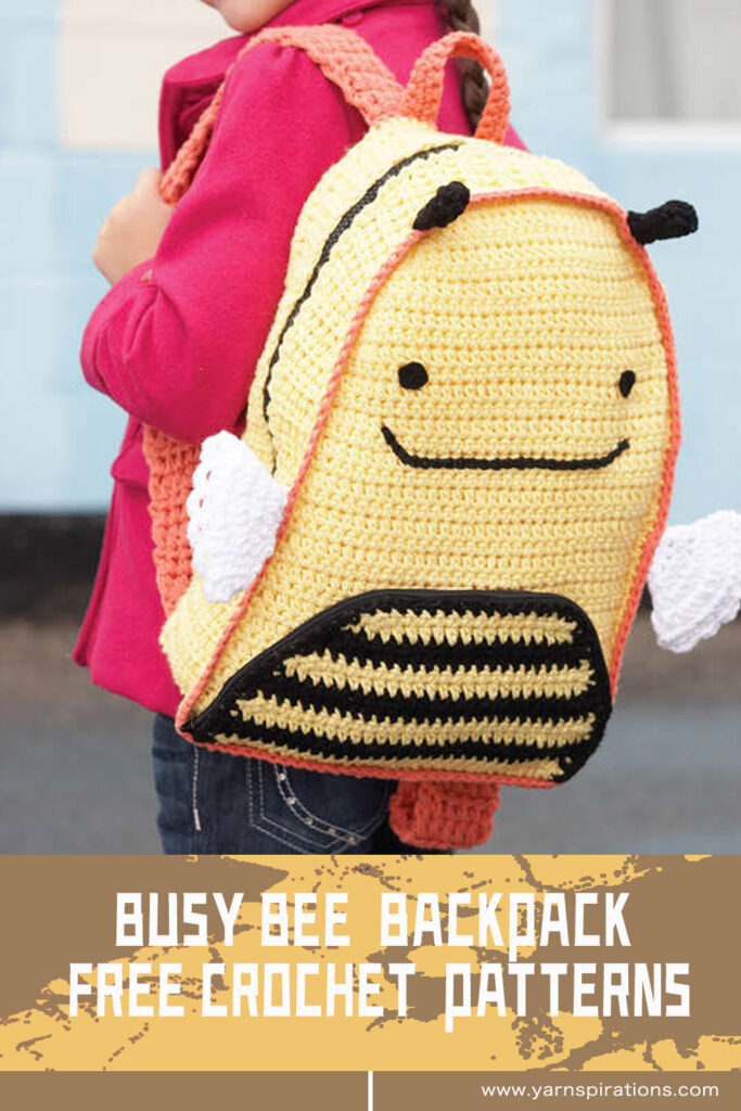 Crochet Busy Bee Backpack Free Patterns - iGOODideas.com