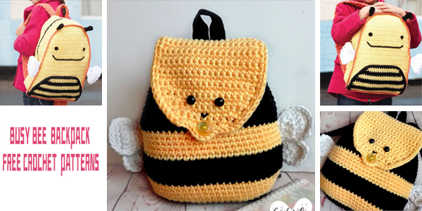 Crochet Busy Bee Backpack Free Patterns