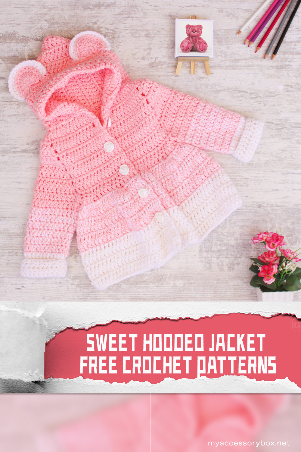Hooded Jacket FREE Crochet Patterns 