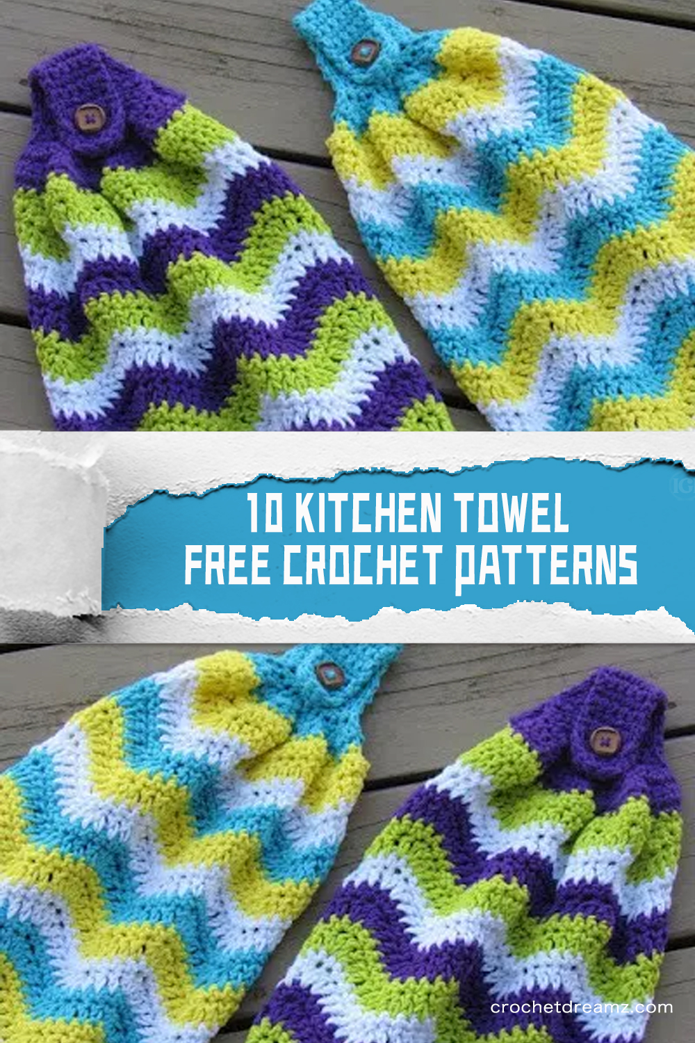 10 Crochet Kitchen Towel FREE Patterns