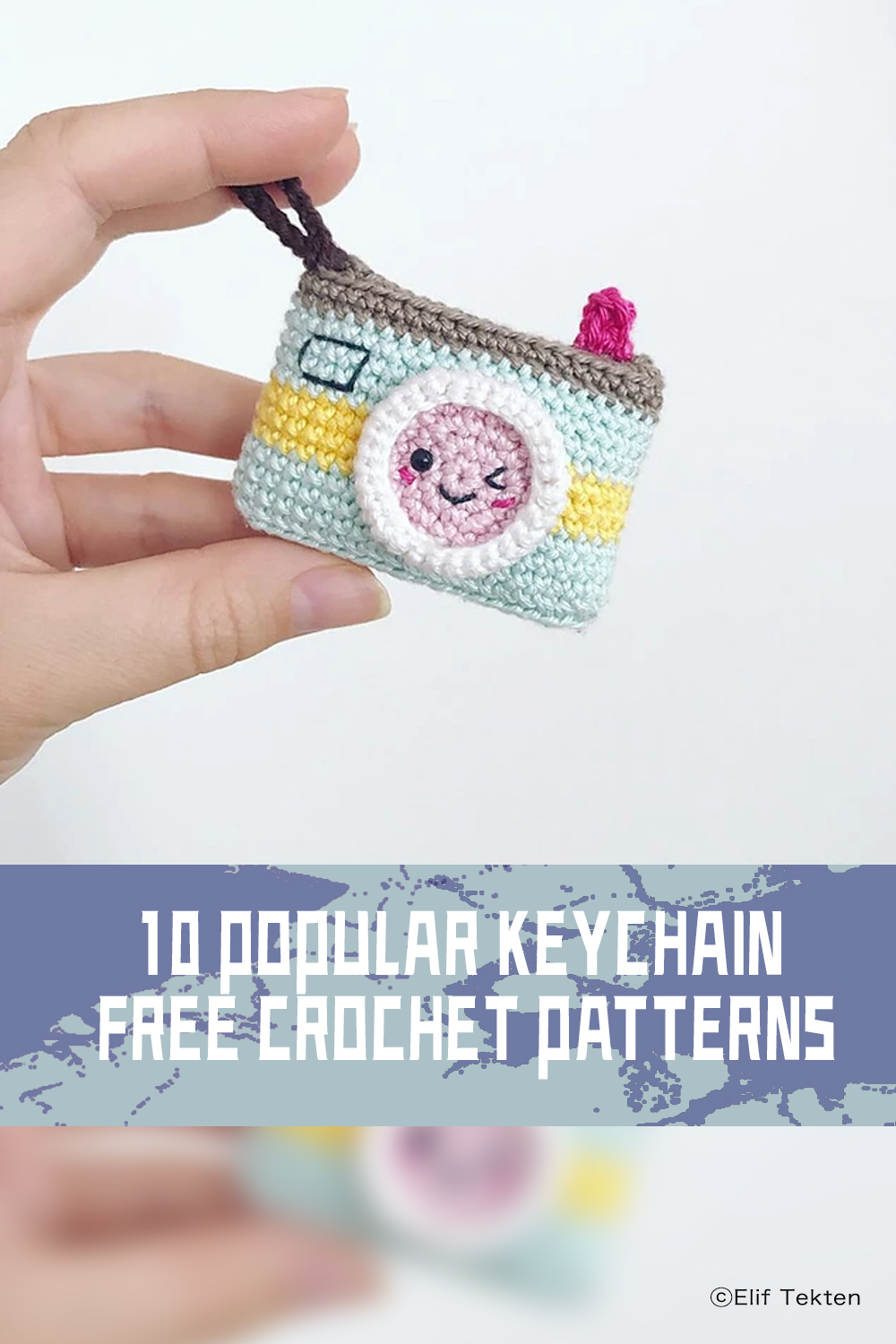 10 FREE Popular Keychain Crochet Patterns 
