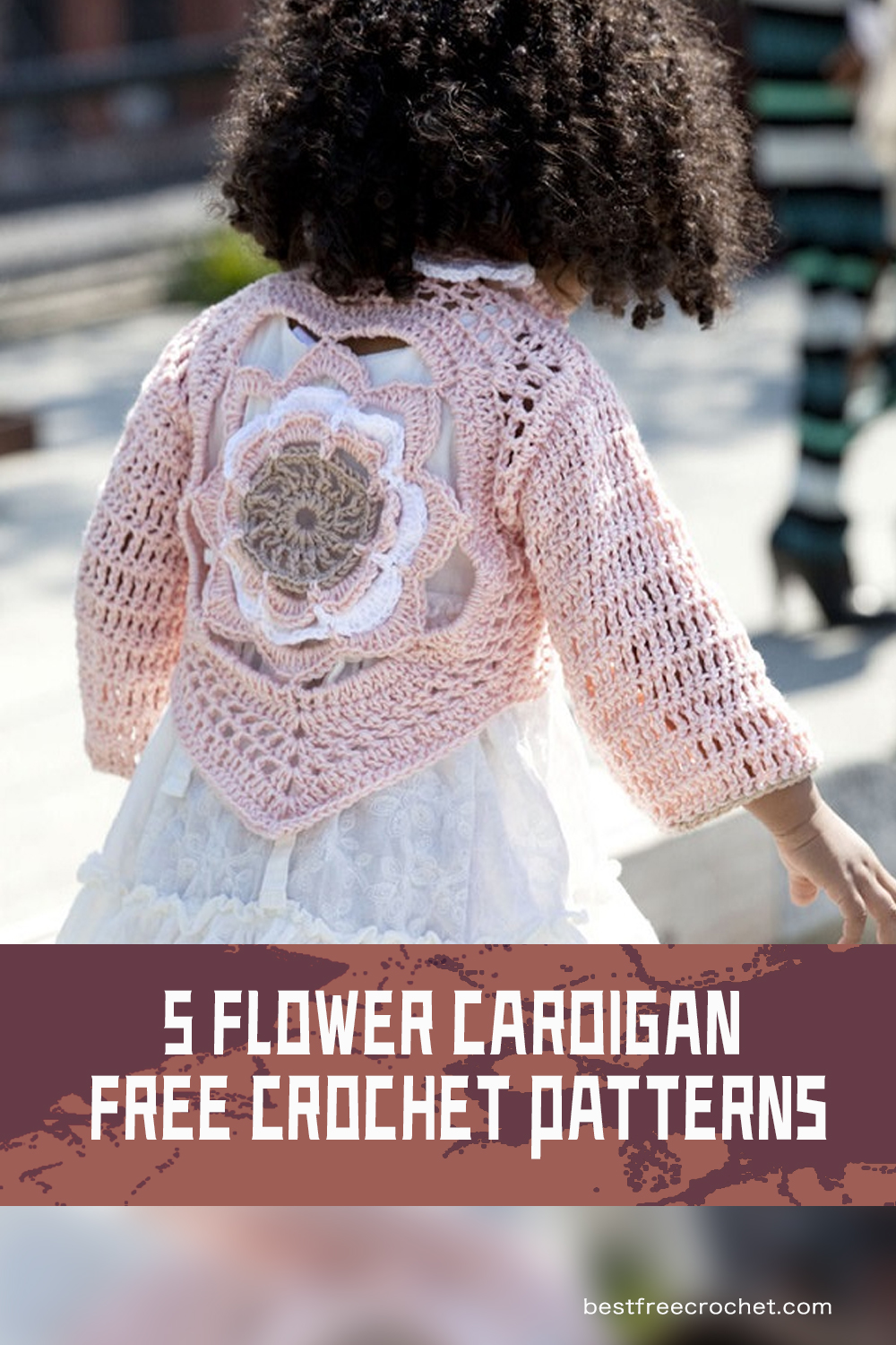 5 Crochet Flower Cardigan Patterns FREE