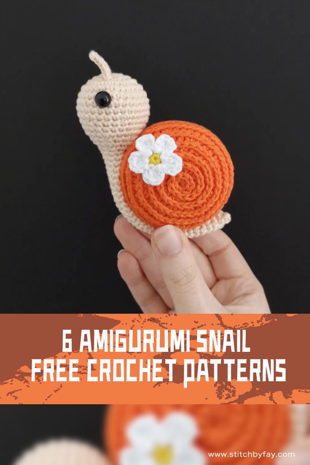 6 Crochet Amigurumi Snail FREE Patterns 
