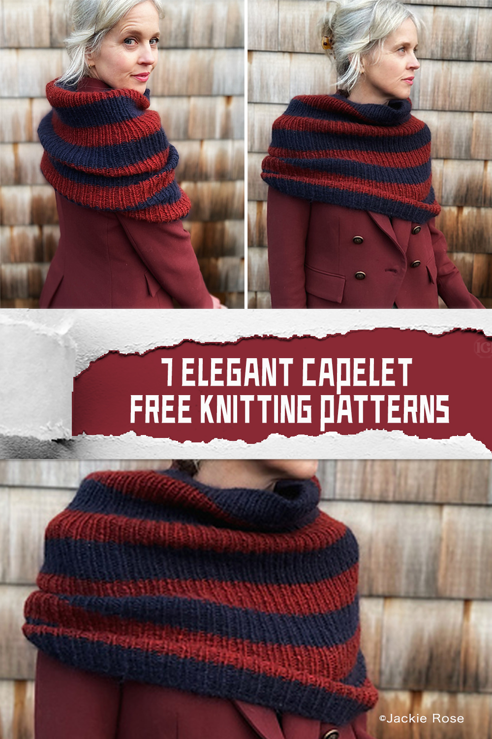 7 FREE Elegant Knitting Capelet Patterns