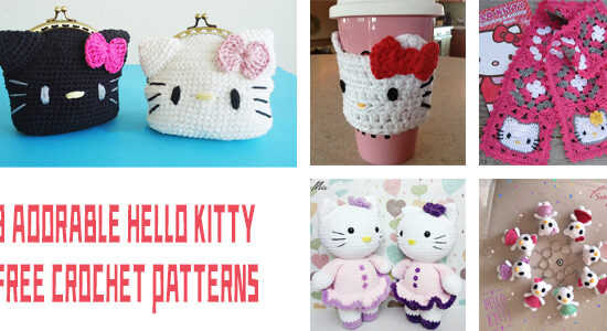 8 FREE Adorable Crochet Hello Kitty Patterns