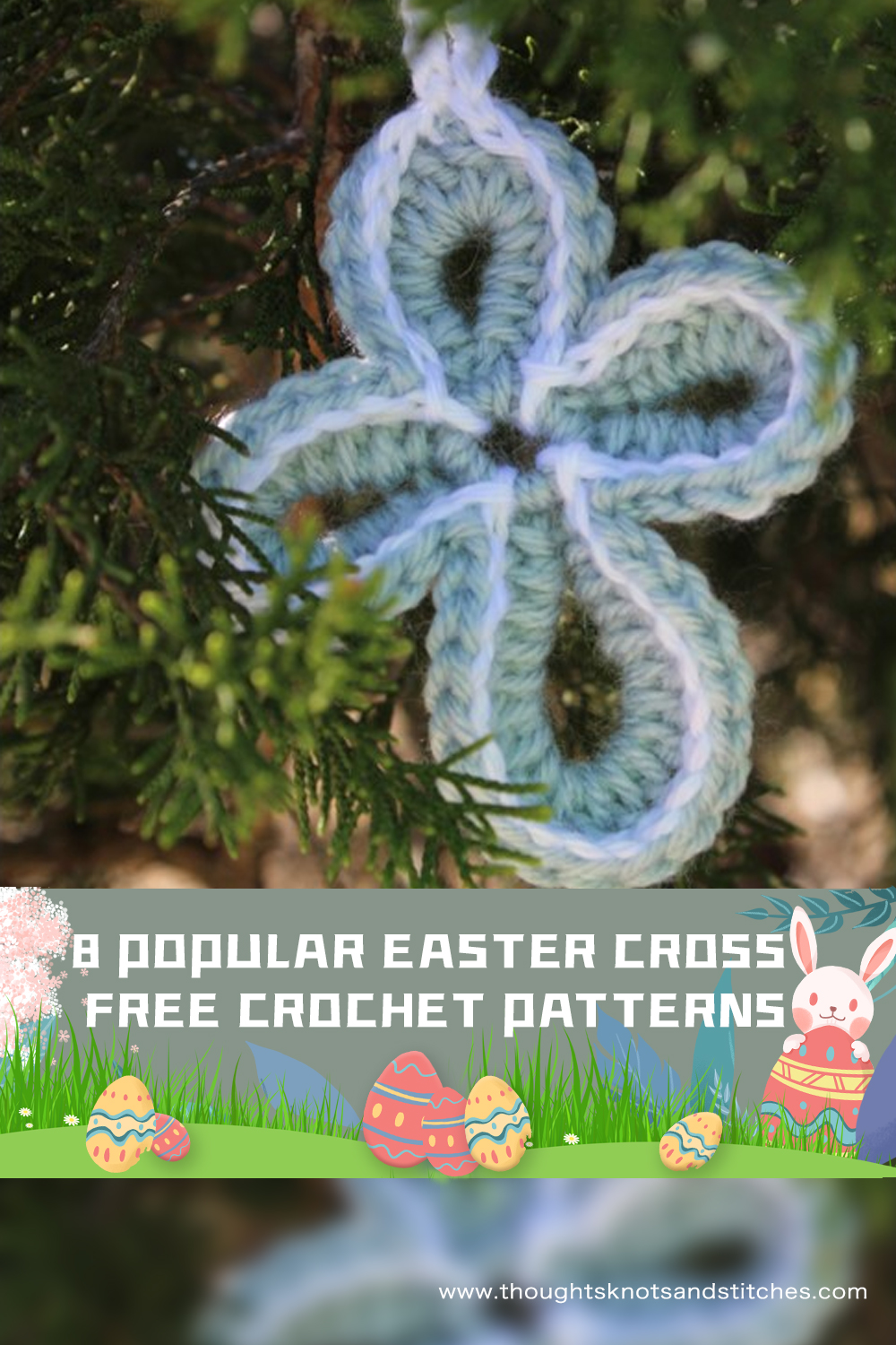 8 FREE Popular Crochet Easter Cross Patterns