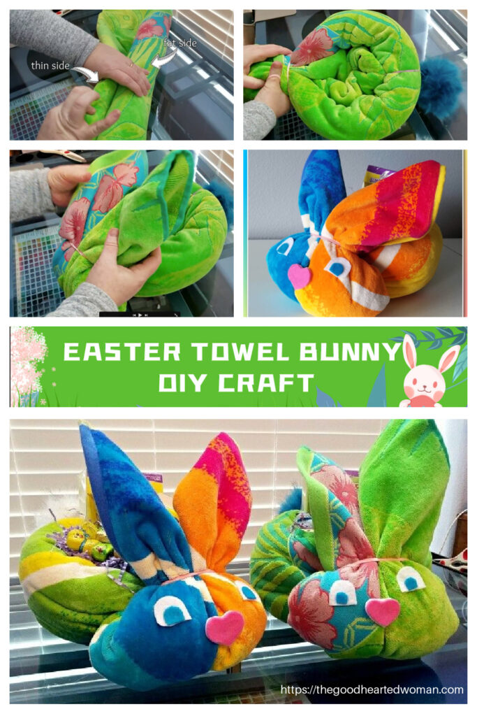 DIY Easter Towel Bunny Tutorial