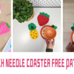 DIY Punch Needle Coaster Free Patterns